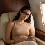 Black Full Rim Rectangle Fashionable Eyewear Frame  Women