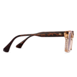 Brown Full Rim Rectangle Stylish Square Sunglasses Online - Image 4