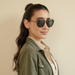 Black Full Rim Square Stylish Square Sunglasses
