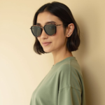 Black Full Rim Square Stylish Square Sunglasses - Image 2