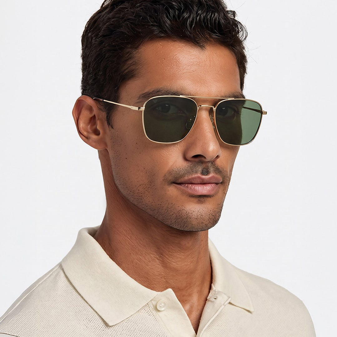 gold-brown-full-rim-rectangle-square-vincent-chase-the-metal-edit-vc-s13830-c1-polarized-sunglasses_147021_1_24_07_2026 Stylish Square Sunglasses Premium Square Frame Sunglasses - Image 1