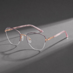 Gold Half Rim Cat Eye - Image 2