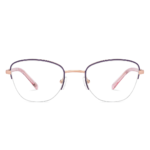 Gold Half Rim Cat Eye - Image 3