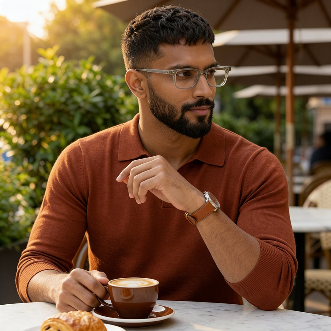 gray-full-rim-rectangle-john-jacobs-rich-acetate-jj-e70290-eyeglasses_240020_7_04_06_2026 Dark Night | Modern Eyeglass Frame for Men - Image 1